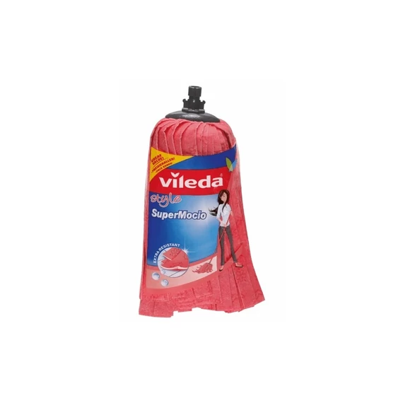Felmosó fej mop utántöltő pattintós Vileda SuperMocio Uniersal _F1411V pink