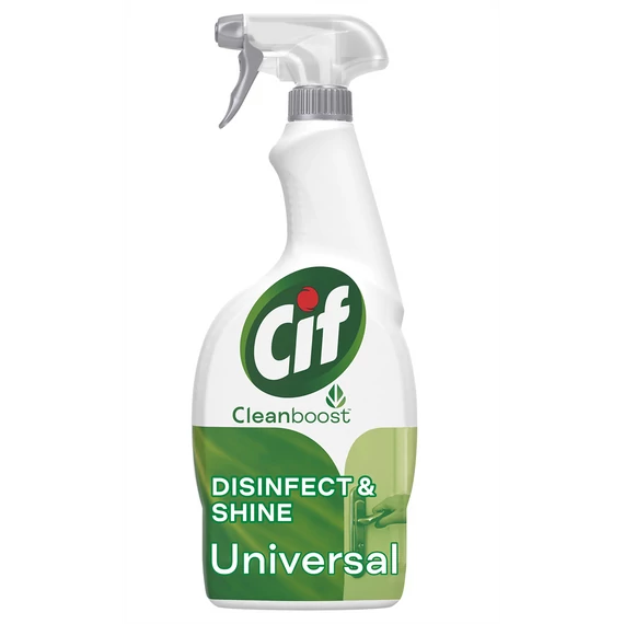 Fertőtlenítő hatású tisztítószer szórófejes 750 ml Cif Disinfect&Shine