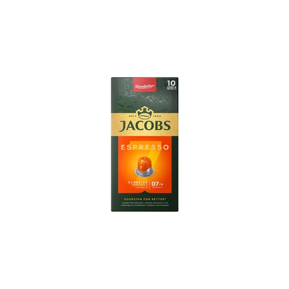 Kávékapszula, Nespresso kompatibilis Jacobs Espresso 7 Classico10 db/doboz