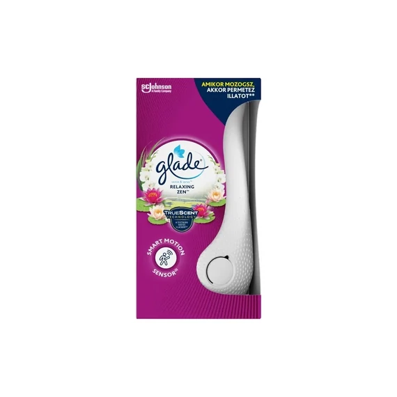 Légfrissítő készülék + utántöltő 18 ml Glade® Sense&Spray Relaxing Zen/Japán kert