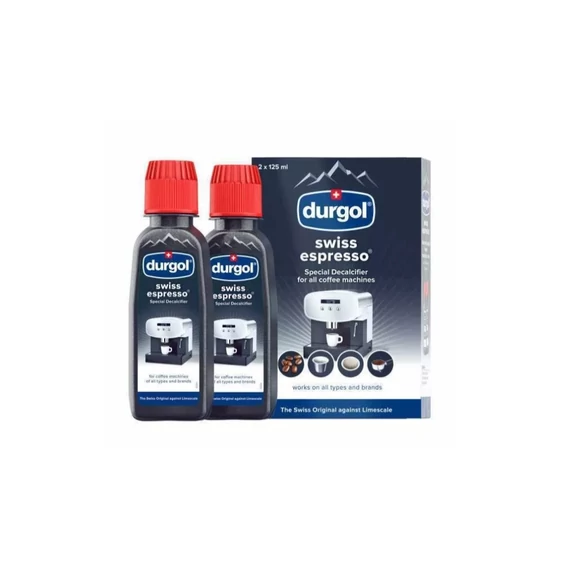 Vízkőoldó folyadék kávéfőzőhöz 125 ml Durgol Swiss Espresso