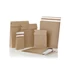 Kép 4/5 - Csomagküldő webshop tasak 250x350x50mm, erős kraft papírból 250 db/doboz, E-green barna