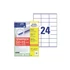 Kép 1/2 - Etikett címke, 70x36mm, univerzális, 65 lap, 24 címke/lap Avery, fehér