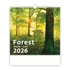 Kép 1/2 - Falinaptár képes 300 x 300 mm, fehér lapokkal Forest Dayliner 2026.