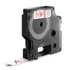 Kép 3/4 - Feliratozógép szalag Dymo Letratag Dymo D1 S0720550/45015 12mmx7m, ORIGINAL, piros/fehér