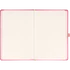 Kép 3/4 - Keménytáblás notesz pontozott vonalozással krémszínű lapokkal leszorító gumiszalaggal Pink 130x210mm, Presco