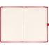 Kép 3/4 - Keménytáblás notesz pontozott vonalozással krémszínű lapokkal leszorító gumiszalaggal Red 130x210mm, Presco