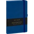 Kép 1/4 - Keménytáblás notesz pontozott vonalozással krémszínű lapokkal leszorító szalaggal Dark blue 130x210mm, Presco
