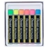Kép 2/2 - Kréta olajpasztell készlet, PHN-F6 Pentel, 6 klf., fluoreszkáló