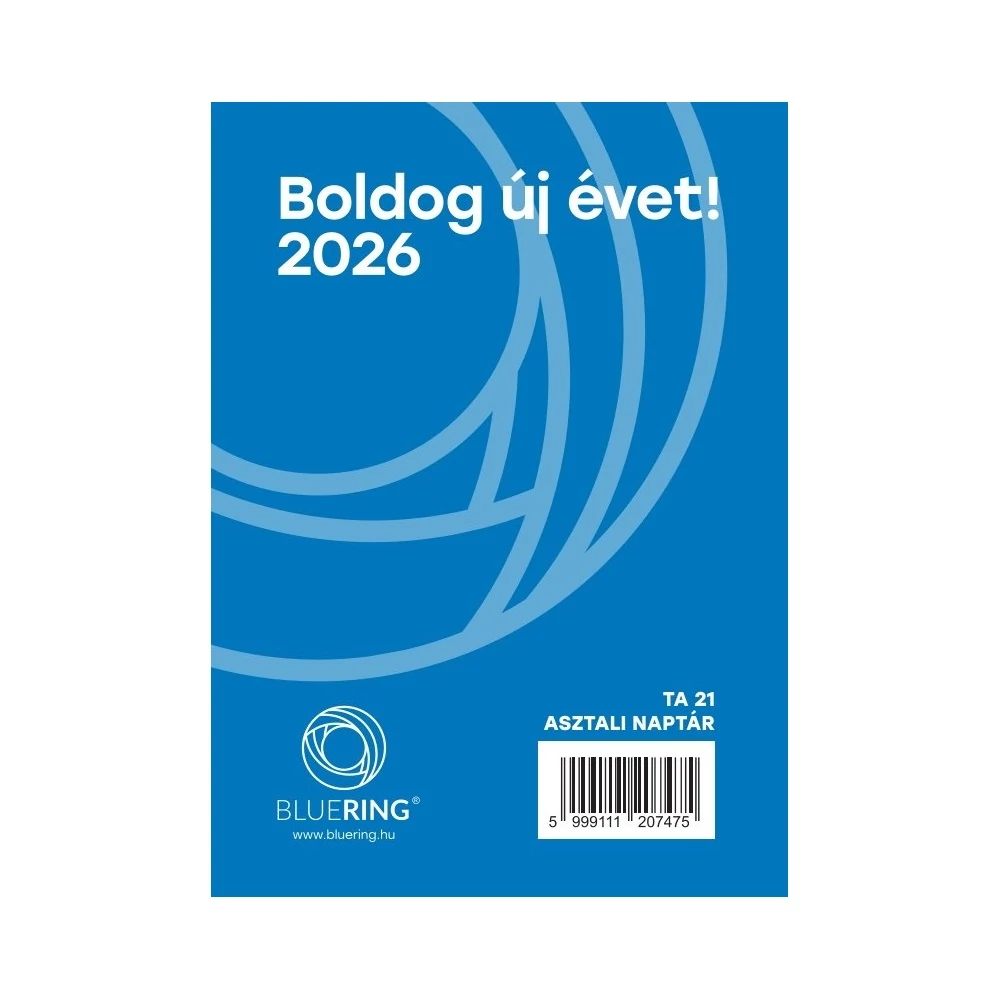 Asztali naptár TA-21 2026. Bluering®