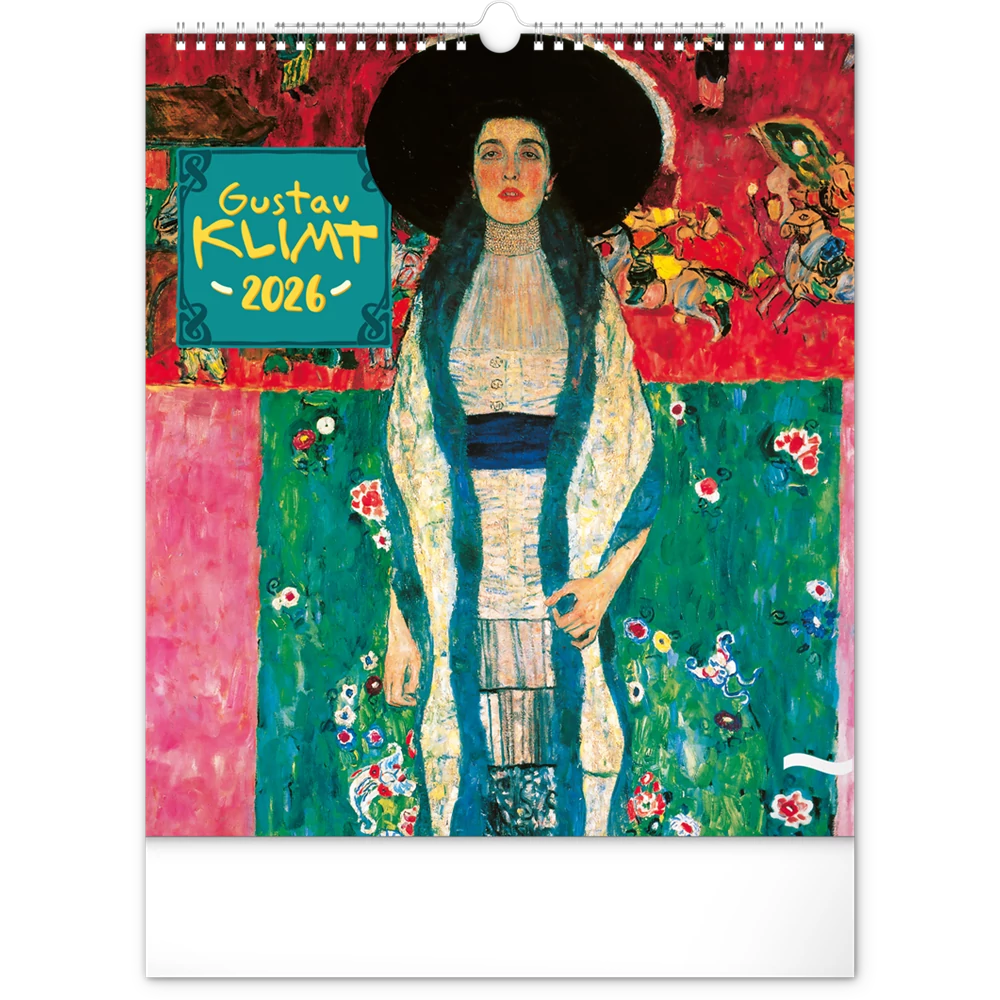 Falinaptár képes  300x340mm Gustav Klimt Realsystem 2026.