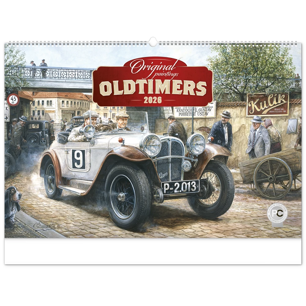 Falinaptár képes  640×420mm Oldtimers  Realsystem 2026.