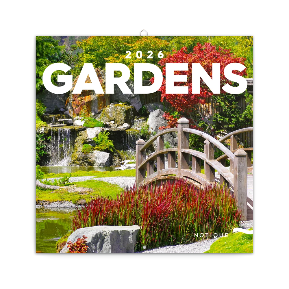 Falinaptár képes lemeznaptár 300x300mm, Gardens Realsystem 2026.