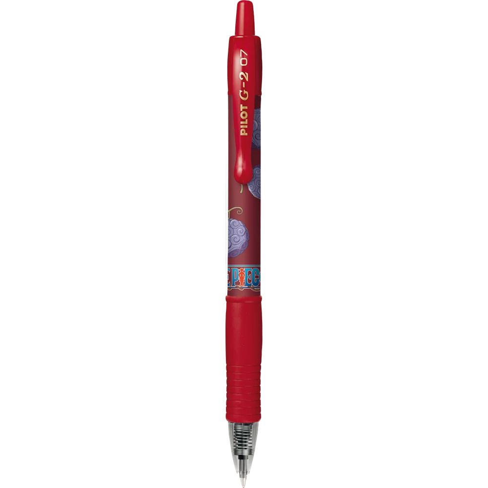 Zseléstoll 0,7mm, nyomógombos Pilot G-2 One Piece, írásszín piros